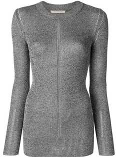 Christopher Kane джемпер DNA с эффектом металлик