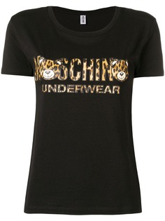 Moschino футболка с логотипом