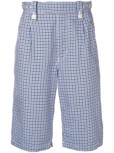 Junya Watanabe Comme des Garçons Pre-Owned шорты в ломаную клетку