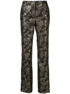 Bianca Spender прямые брюки Rococco