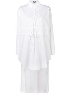 Jil Sander Navy рубашка с асимметричным подолом