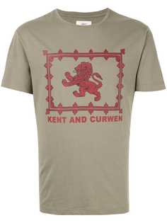 Kent & Curwen футболка с изображением льва