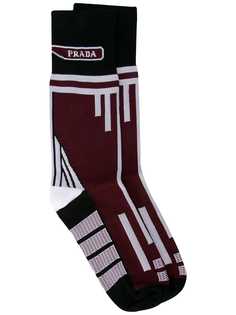 Prada жаккардовые носки