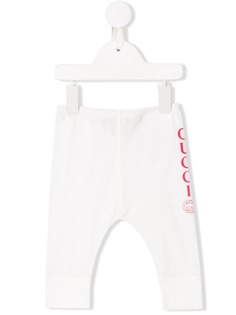 Gucci Kids легинсы с принтом логотипа