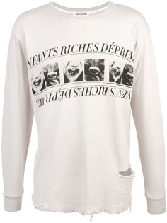 Enfants Riches Déprimés топ Braces Manche