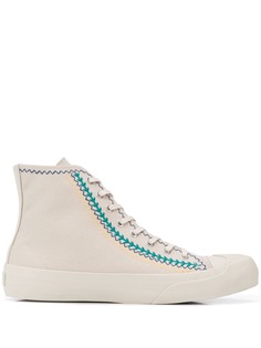 YMC высокие кеды с вышивкой