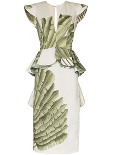 Johanna Ortiz платье с принтом