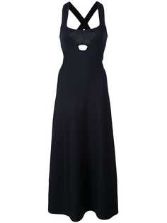 Gabriela Hearst расклешенное платье с вырезами