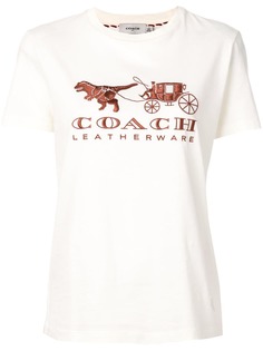 Coach футболка с логотипом