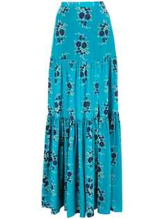 Veronica Beard юбка макси с цветочным принтом