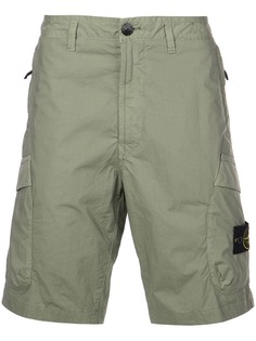 Stone Island шорты карго с нашивкой-логотипом