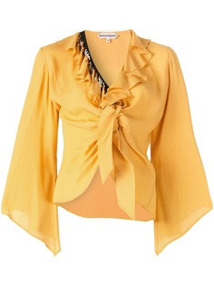 Giacobino блузка с завязкой и оборками