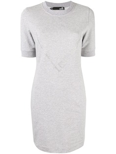 Love Moschino платье-футболка с блестками