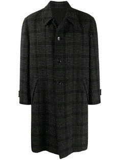Comme Des Garçons Pre-Owned клетчатое пальто миди 1997 года