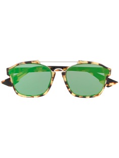 Christian Dior Pre-Owned солнцезащитные очки в круглой оправе