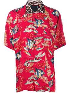 R13 рубашка с принтом