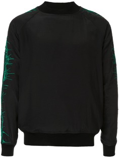 Haider Ackermann толстовка Sophora с вышивкой