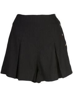 Vince шорты строгого кроя со складками