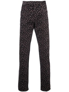 Yang Li брюки с цветочным принтом