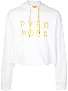 Pyer Moss худи с вышитым логотипом