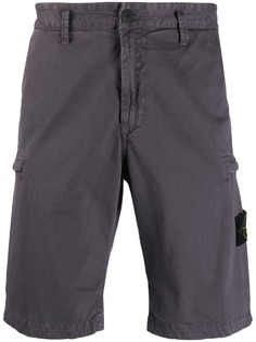 Stone Island однотонные шорты карго