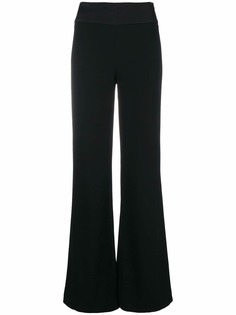 Galvan high waist flared trousers