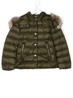 Moncler Kids пуховик с капюшоном