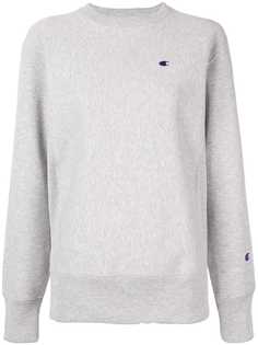 Champion флисовый пуловер с начесом