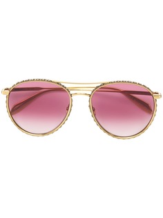 Alexander McQueen Eyewear декорированные солнцезащитные очки