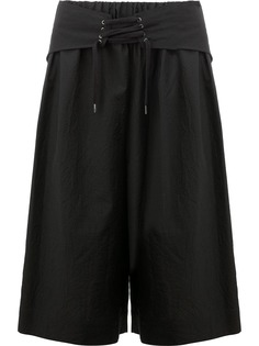 Yang Li шорты со шнуровкой на поясе