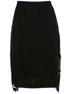 À La Garçonne юбка-карандаш с кружевной отделкой