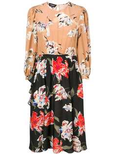 Rochas двухцветное платье