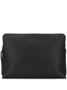 Loewe клатч с тисненым логотипом