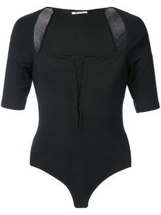 T By Alexander Wang боди со шнуровкой