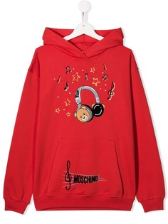 Moschino Kids худи с принтом Teddy Bear