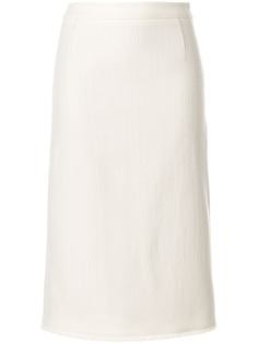 Thom Browne юбка-карандаш в полоску с завышенной талией