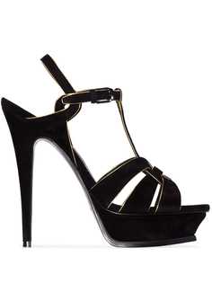 Saint Laurent босоножки Tribute 135 на платформе