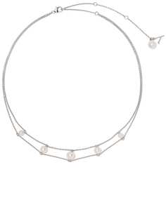 Yoko London колье Trend из белого золота с жемчугом и бриллиантами