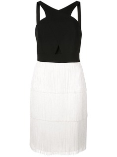 Aidan Mattox платье с кисточками