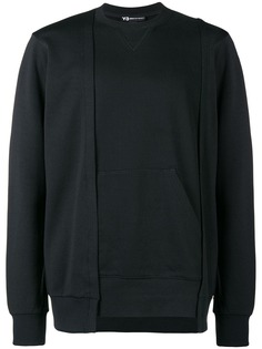 Y-3 свитер дизайна пэчворк