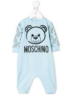 Moschino Kids ромпер с логотипом