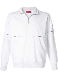 Supreme толстовка на молнии с логотипом