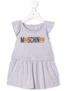 Moschino Kids платье-футболка с логотипом