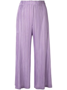 Pleats Please By Issey Miyake кюлоты Mellow с плиссировкой