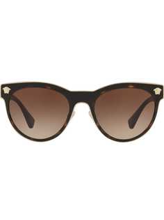 Versace Eyewear солнцезащитные очки Phantos в круглой оправе