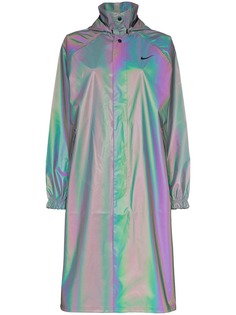 Nike плащ с эффектом металлик