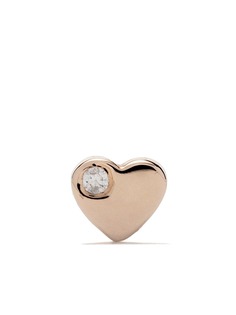 Kismet By Milka золотая серьга-гвоздик в виде сердца с бриллиантами