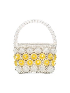 Shrimps Shelly beaded tote bag