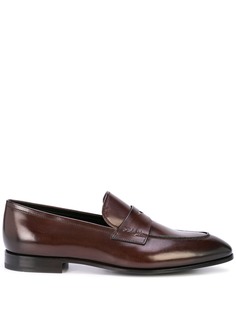 Prada logo embossed loafers