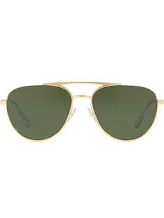 Prada Eyewear затемненные солнцезащитные очки-авиаторы